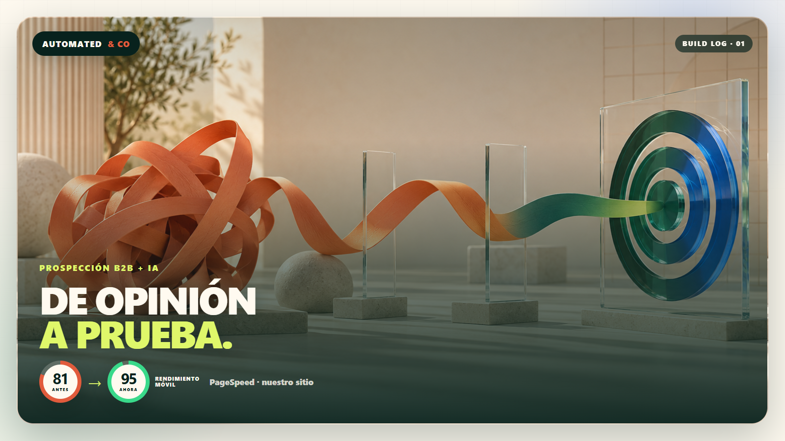 Banner visual: Prospección B2B con IA: evidencia antes del contacto